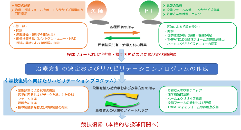 医師と理学療法士との連携